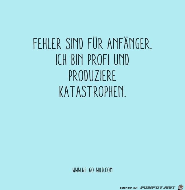 fehler sind fuer anfaenger fehler sind fuer anfaenger