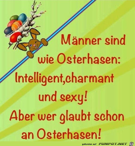 maenner sind wie osterhasen