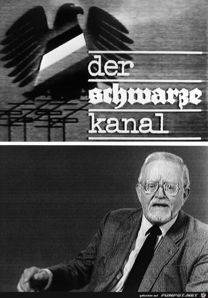 Der schwarze Kanal mit Chefpropagandist Schnitzler Der schwarze Kanal mit Chefpropagandist Schnitzler