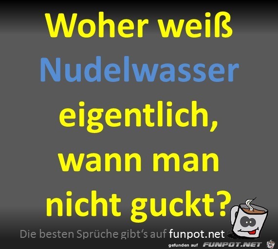 Nudelwasser Nudelwasser