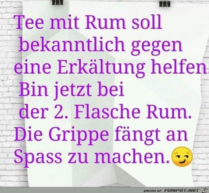 tee mit rum