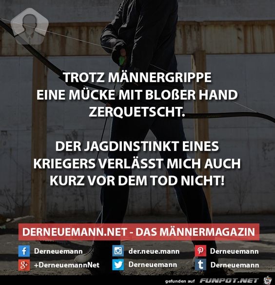 trotz maennergrippe trotz maennergrippe