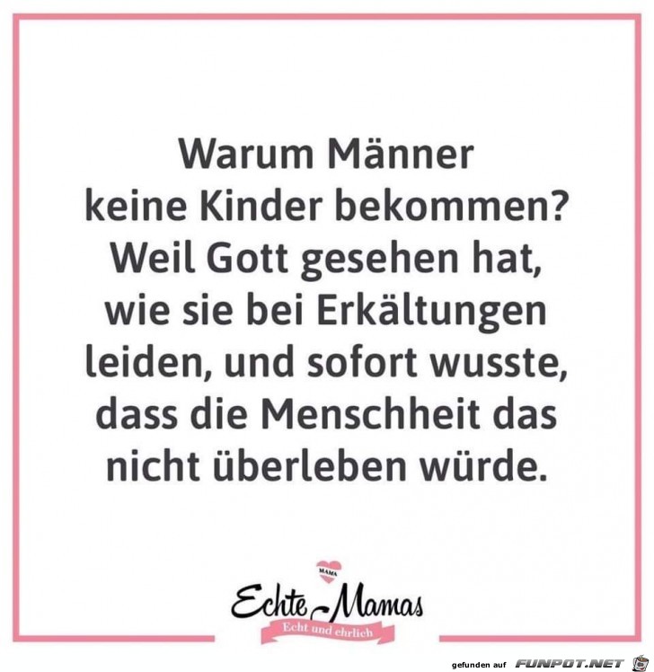 warum Maenner.. warum Maenner..