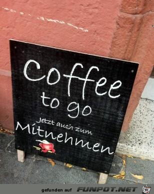 Coffee to go Coffee to go