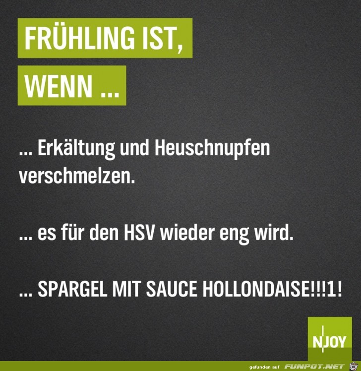 Frühling ist Frühling ist