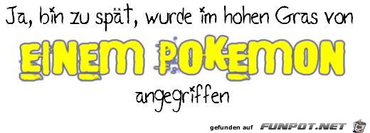 Ich bin zu Spät, weil Ich bin zu Spät, weil