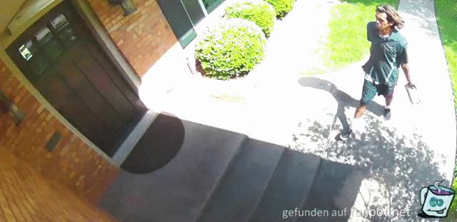 Paketbote hat keine Lust zu klingeln Paketbote hat keine Lust zu klingeln