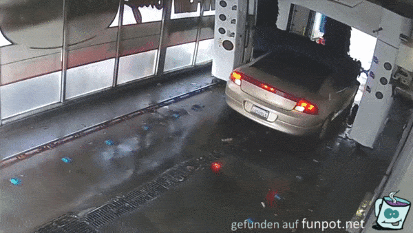 Wenn eine Waschanlage umkippt Wenn eine Waschanlage umkippt