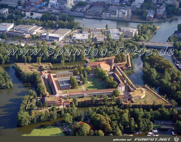 Zitadelle Spandau von oben Zitadelle Spandau von oben