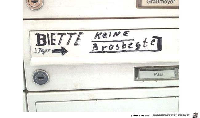 Keine Werbung Keine Werbung