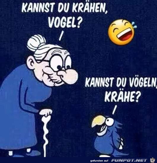 kannst du Kraehen