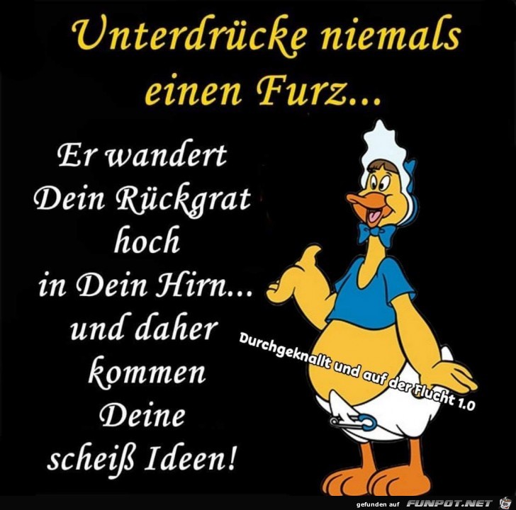 unterdruecke niemals unterdruecke niemals