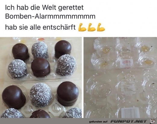 Welt gerettet