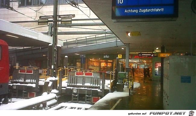 Zugdurchfahrt