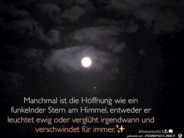 manchmal ist die hoffnung manchmal ist die hoffnung