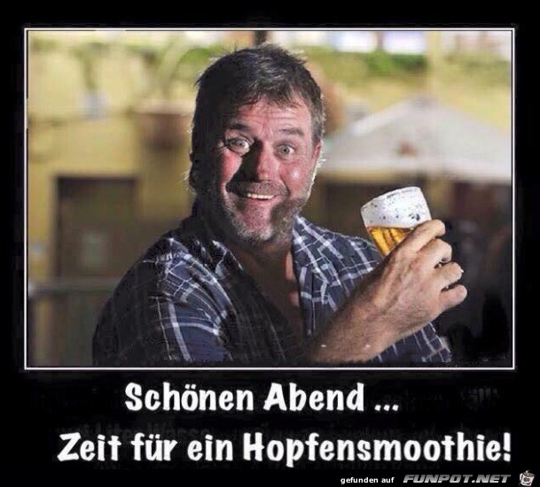 Zeit fr ein Feierabend-Bier