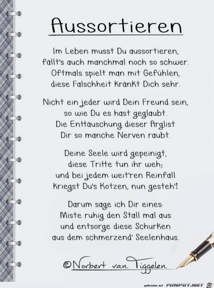 Aussortieren 2019 Aussortieren 2019