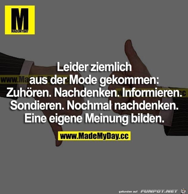 leider ziemlich aus der mode gekommen leider ziemlich aus der mode gekommen