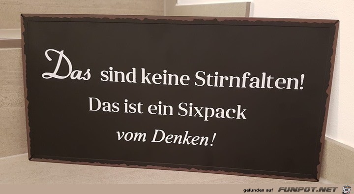 das sind keine stirnfalten das sind keine stirnfalten