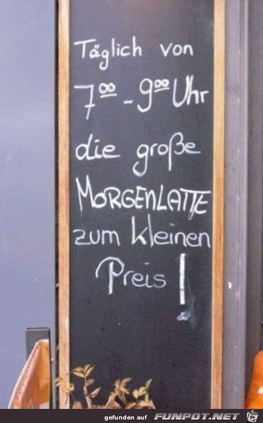 Morgenlatte Morgenlatte
