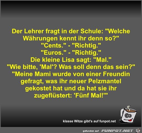 Der Lehrer fragt in der Schule Der Lehrer fragt in der Schule