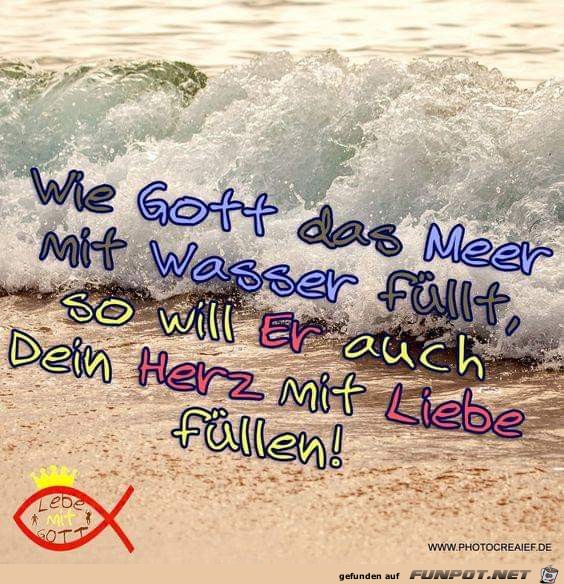 wie gott das meer