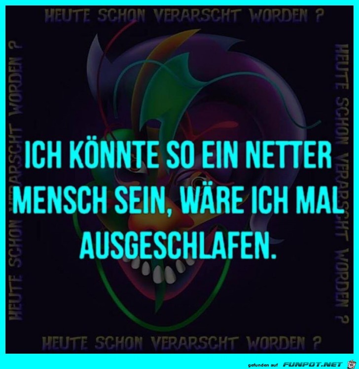 Ausgeschlafen