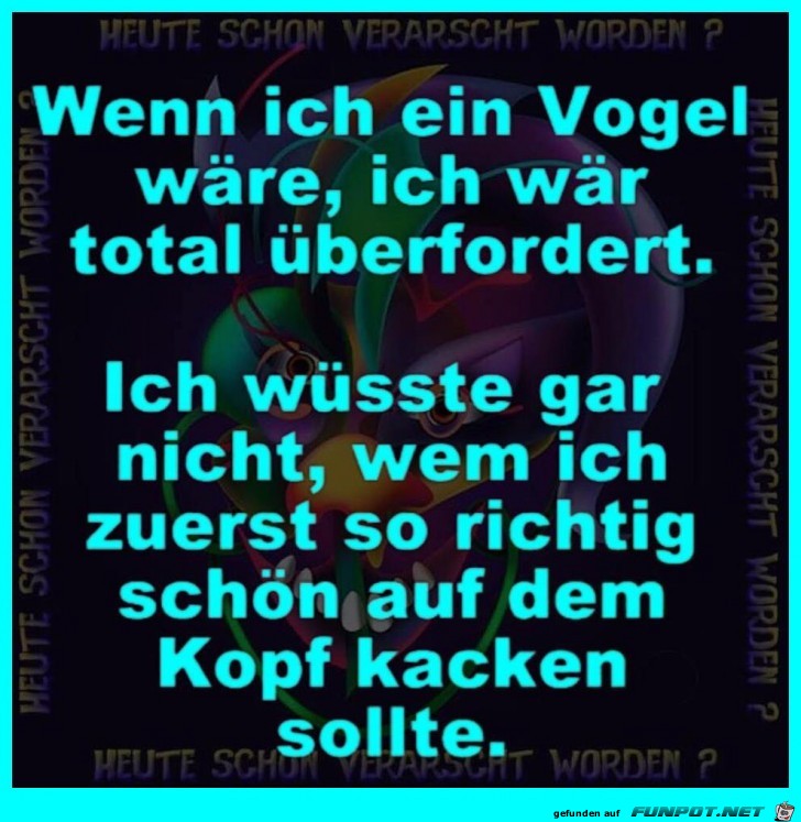 Wenn ich ein Vogel wre