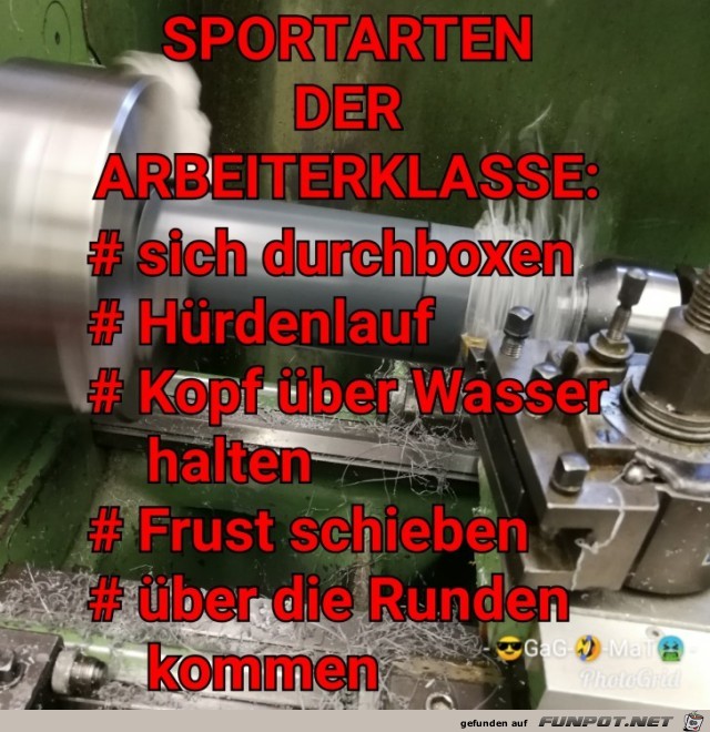 Sportarten Sportarten