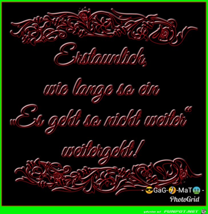 Es geht so nicht weiter Es geht so nicht weiter