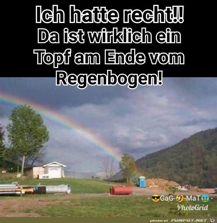 Am Ende vom Regenbogen...