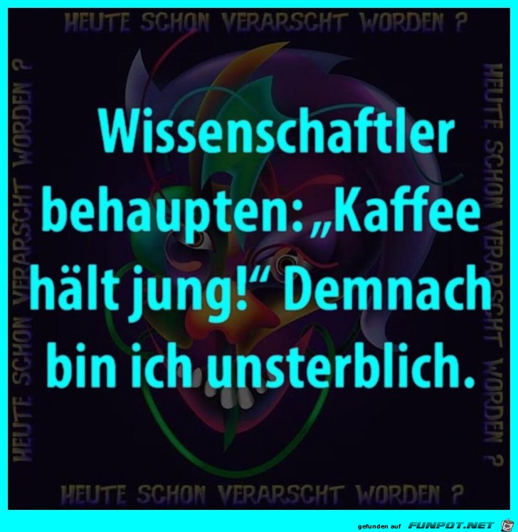 Kaffee hlt jung