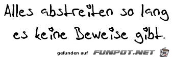 Keine Beweise Keine Beweise