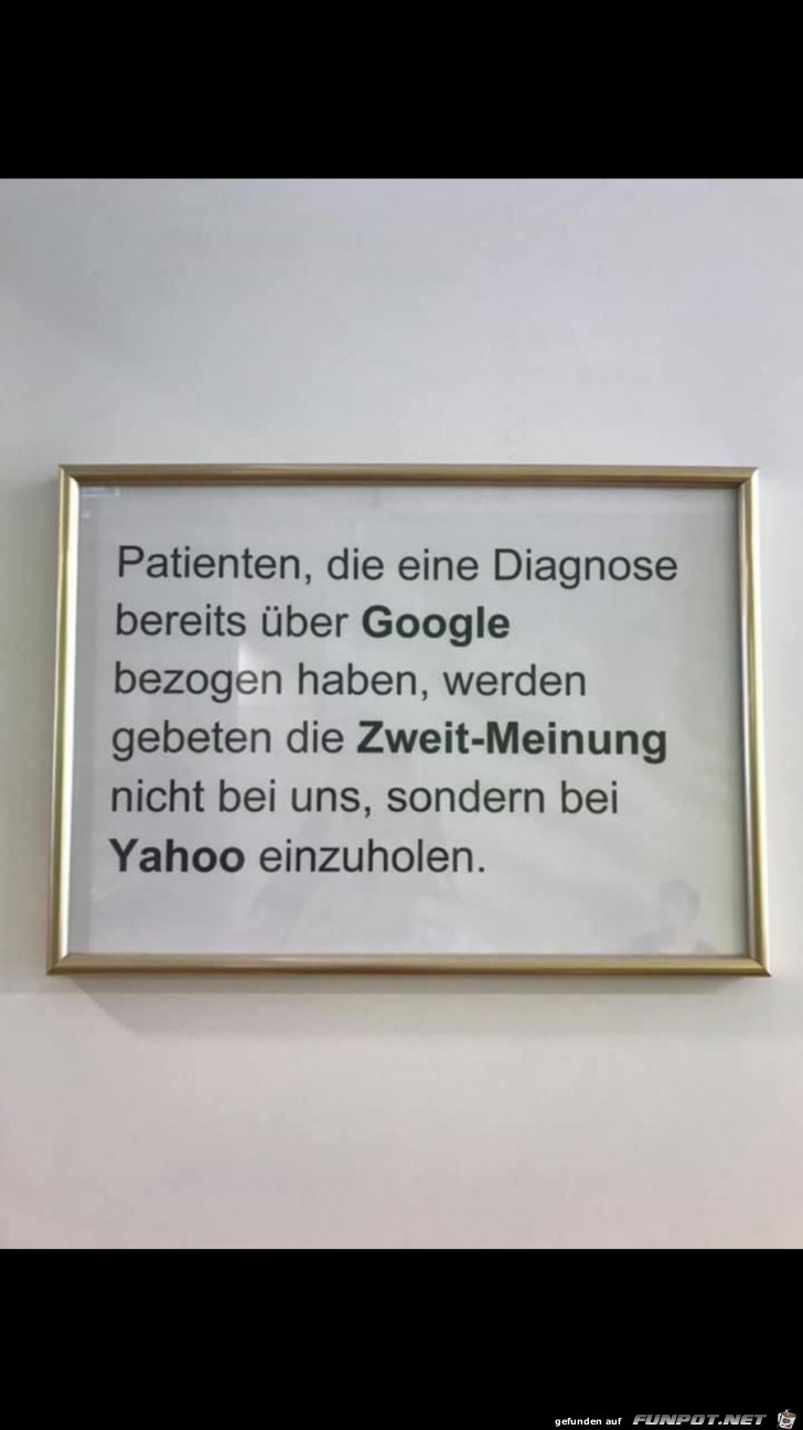 Diagnose von Google