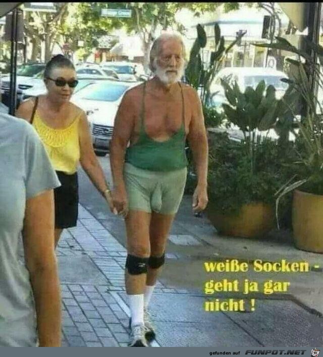 Weie Socken