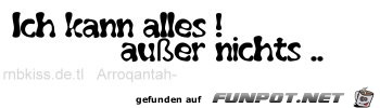 Ich kann alles Ich kann alles