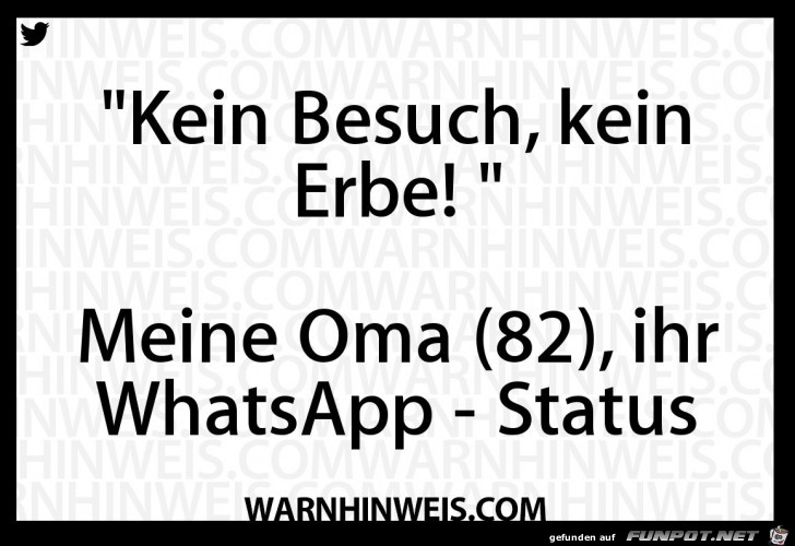 Kein Besuch... Kein Besuch...