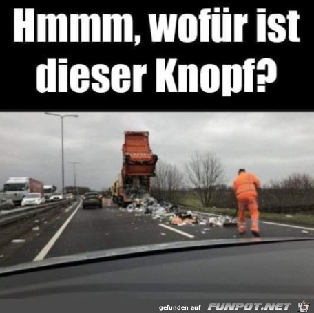Falschen Knopf gedrückt Falschen Knopf gedrückt