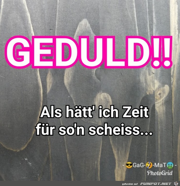 Geduld Geduld