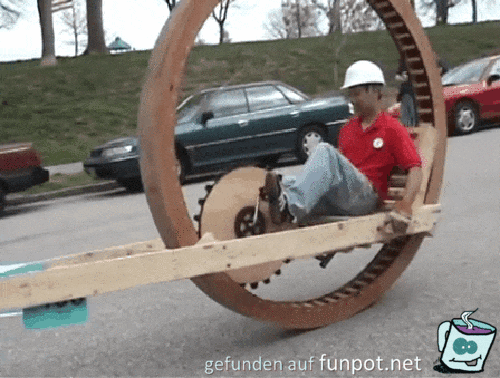 Selbst gebautes Einrad Selbst gebautes Einrad