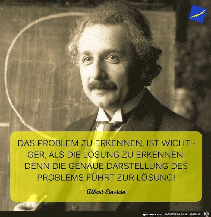 das Problem zu erkennen