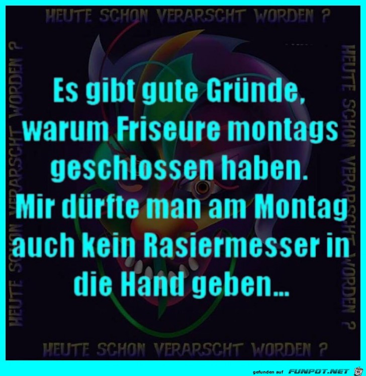 Warum haben Friseure Warum haben Friseure