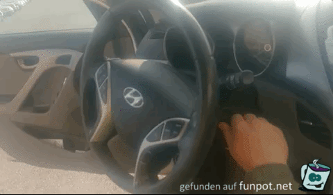 Lenkrad dreht durch Lenkrad dreht durch