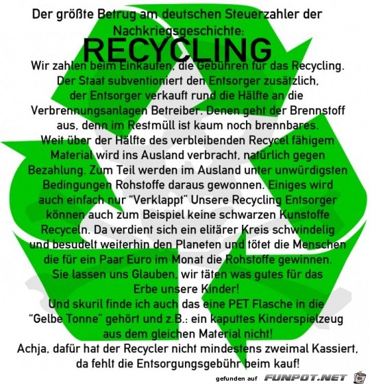 Recycling