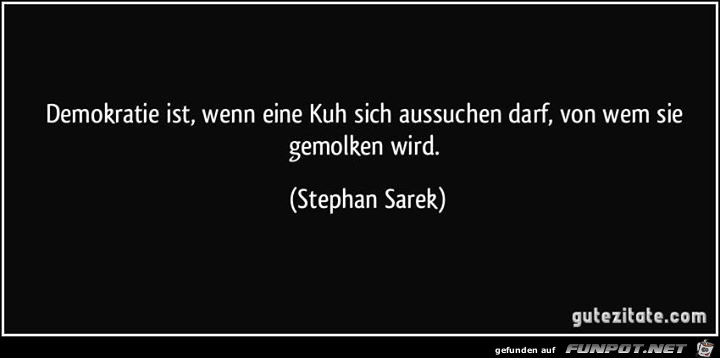 Demokratie ist Demokratie ist