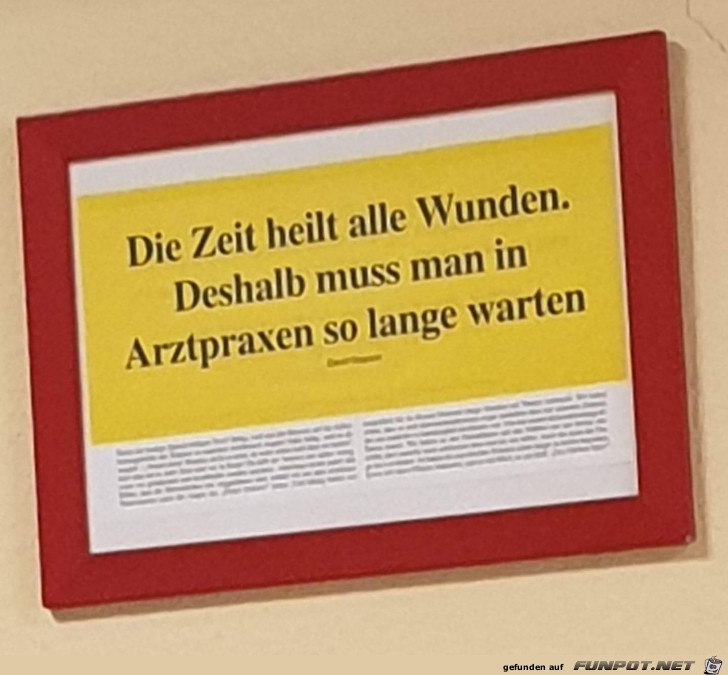 die zeit heilt