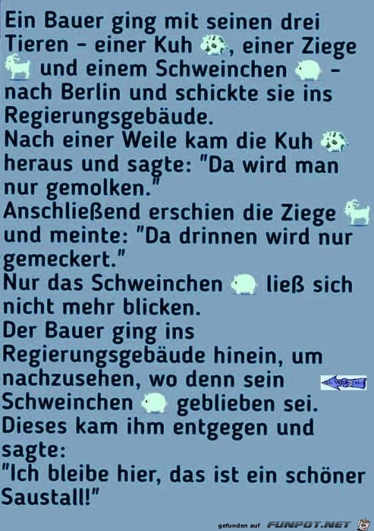 ein bauer ging mit seinen drei tieren ein bauer ging mit seinen drei tieren