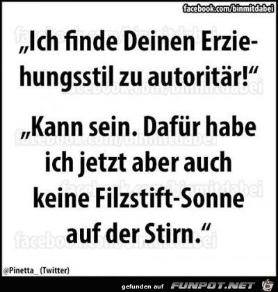 ich finde deinen erziehungsstil ich finde deinen erziehungsstil