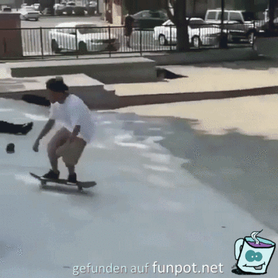 Skater mit Salto