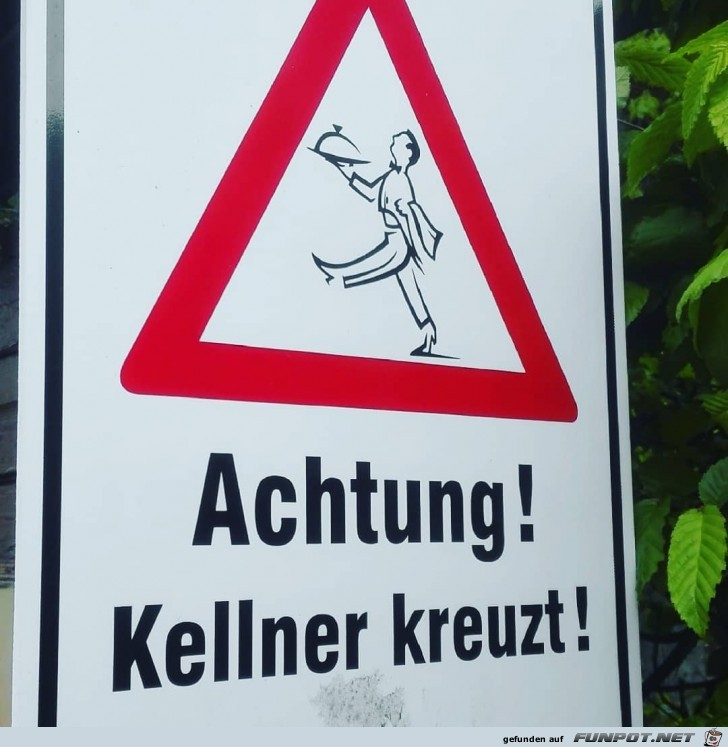 Kellner kreuzt